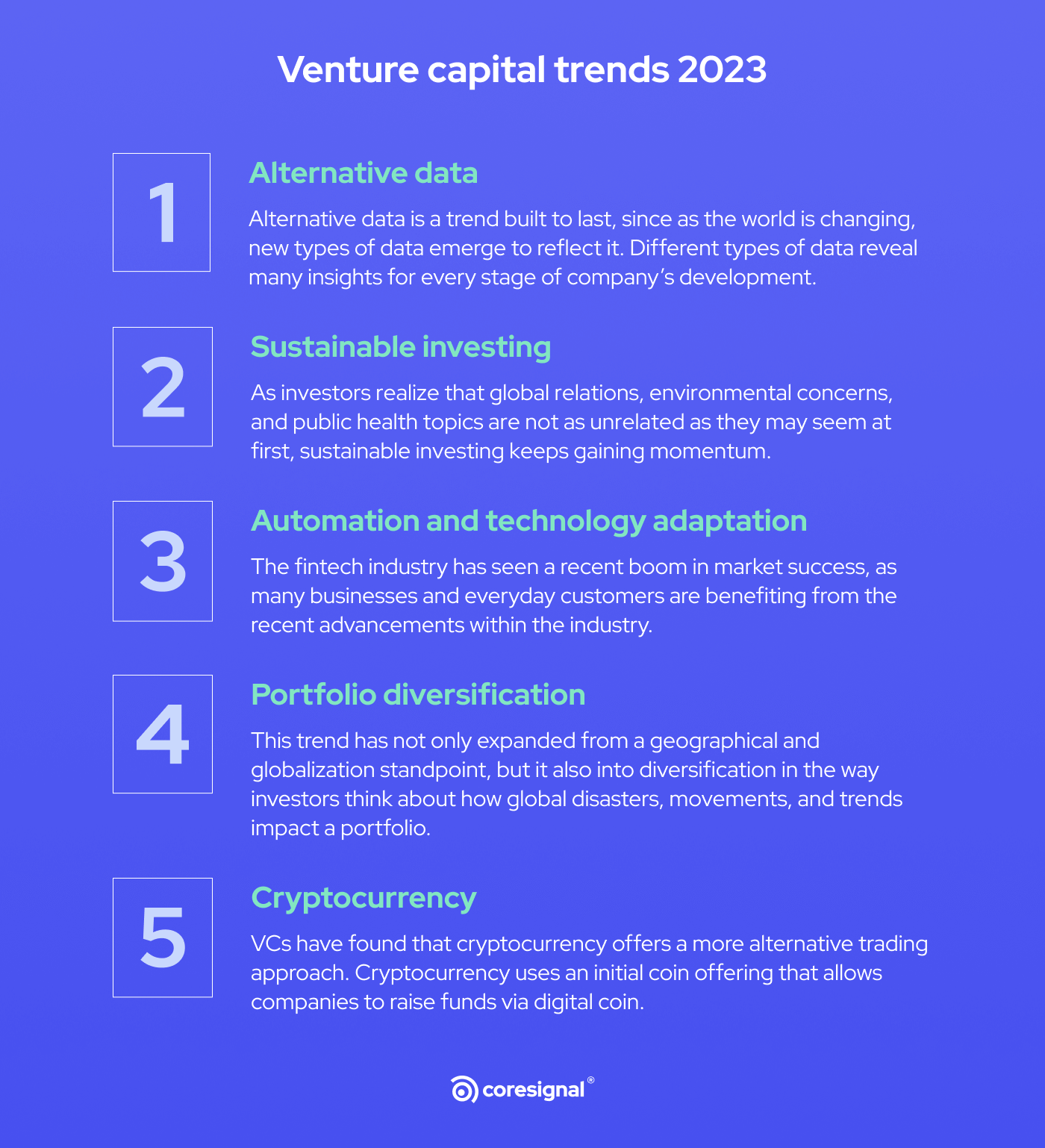 Five Venture Capital Trends to Watch in 2023 Coresignal